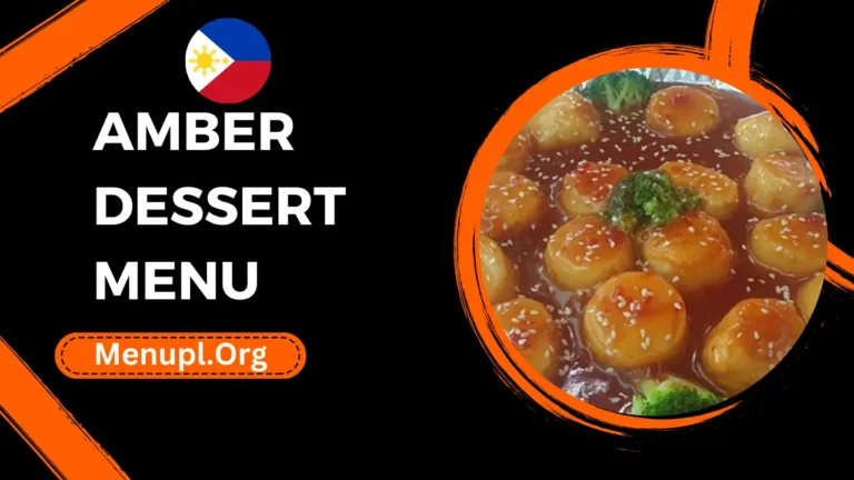 Amber Dessert Menu Philippines Prices 2024