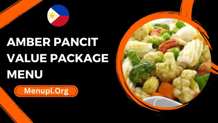 Amber Pancit Value Package Menu Philippines Prices 2024