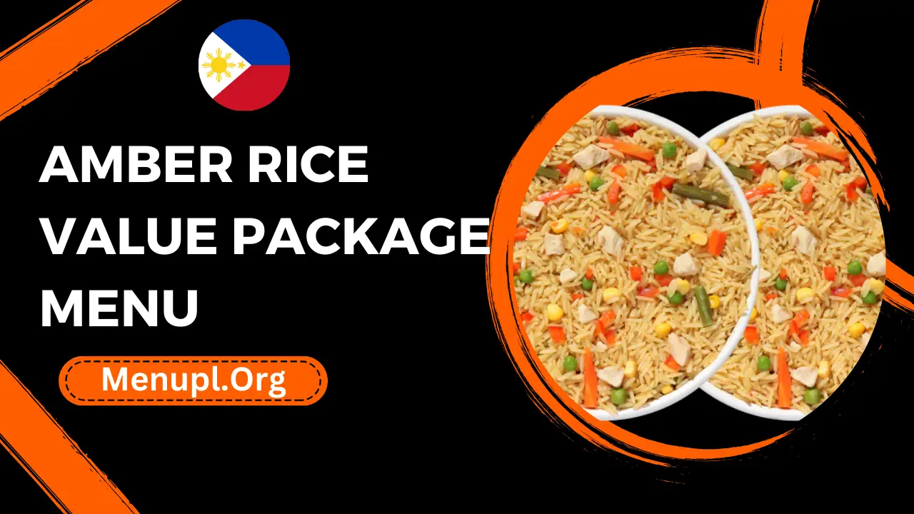Amber Rice Value Package Menu Philippines