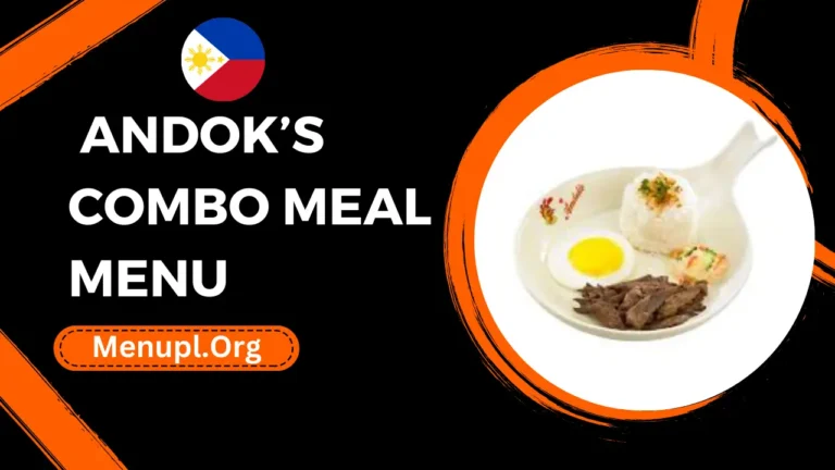 Andok’s Combo Meal Menu Philippines Prices 2024
