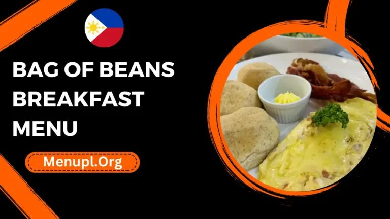Bag Of Beans Breakfast Menu Philippines Prices 2024