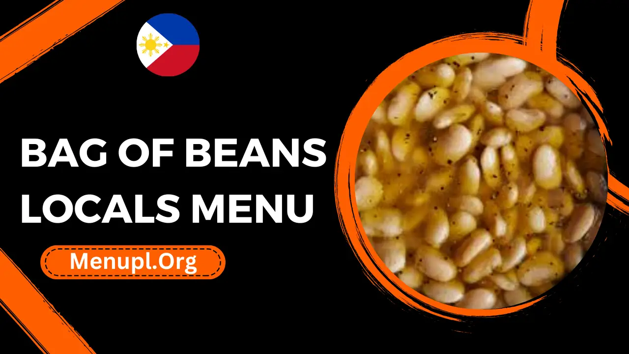 Bag Of Beans Locals Menu Philippines