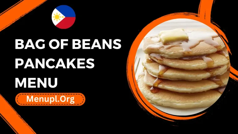 Bag Of Beans Pancakes Menu Philippines Prices 2024