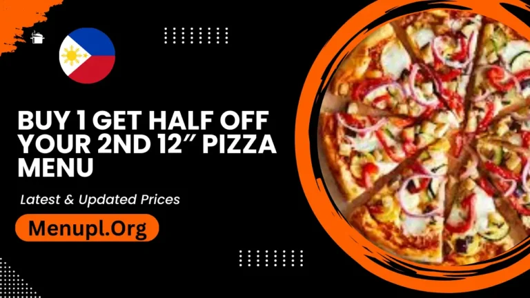 Yellow Cab Buy 1 Get Half Off Your 2nd 12″ Pizza Menu Philippines Updated Prices 2024