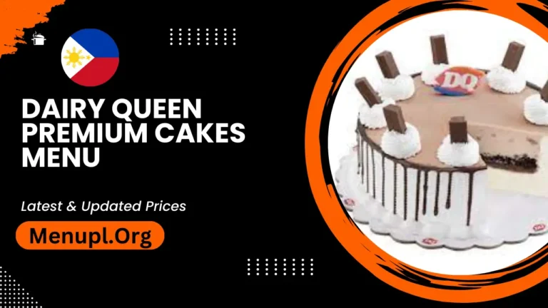 Dairy Queen Premium Cakes Menu Philippines Updated Prices 2024