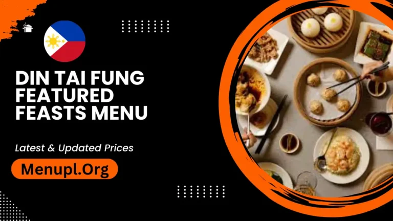 Din Tai Fung Featured Feasts Menu Philippines Updated Prices 2024