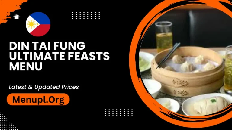 Din Tai Fung Ultimate Feasts Menu Philippines Updated Prices 2024