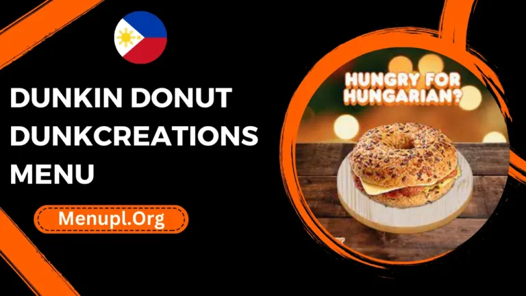 Dunkin Donut Dunkcreations Menu Philippines Prices 2024