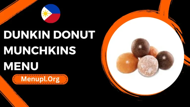 Dunkin Donut Munchkins Menu Philippines Prices 2024