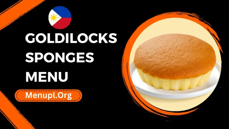 Goldilocks Sponges Menu Philippines Prices 2024