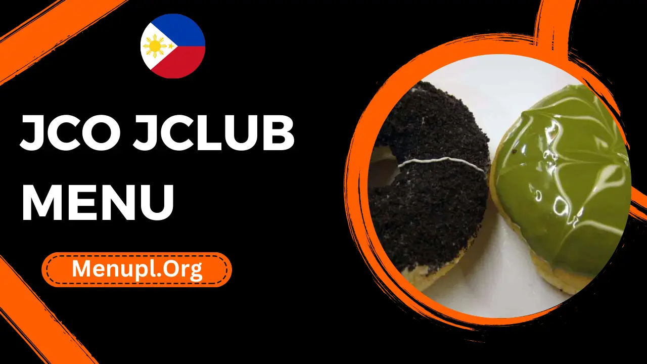 JCO Jclub Menu Philippines