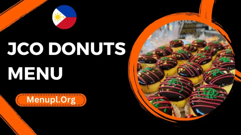 JCO Donuts Menu Philippines Prices 2024