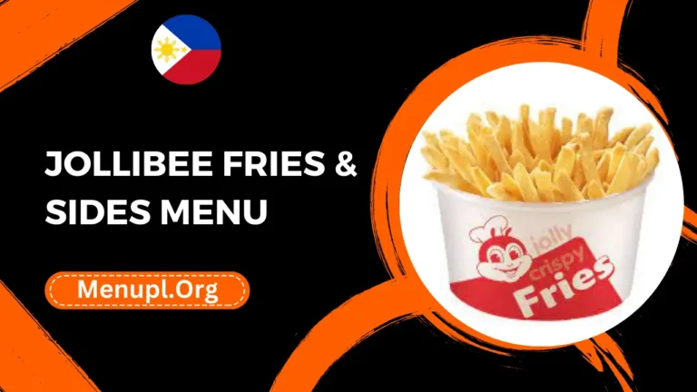 Jollibee Fries & Sides Menu Philippines Prices 2024