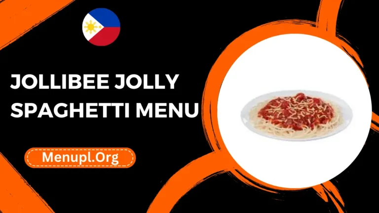Jollibee Jolly Spaghetti Menu Philippines Prices 2024