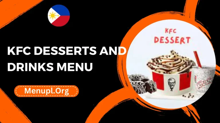 Kfc Desserts And Drinks Menu Philippines Prices 2024