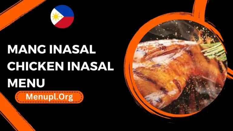 Mang Inasal Chicken Inasal Menu Philippines Prices 2024