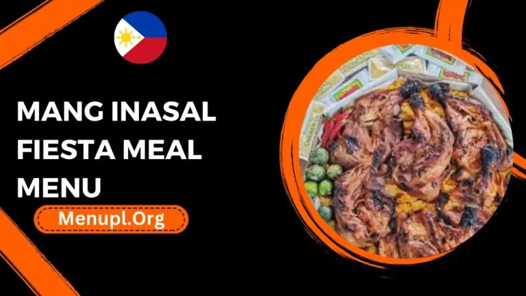 Mang Inasal Fiesta Meal Menu Philippines Prices 2024