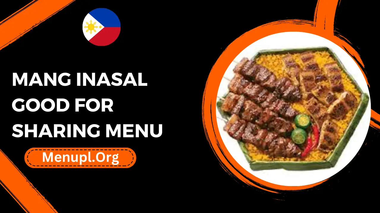 Mang Inasal Good For Sharing Menu Philippines