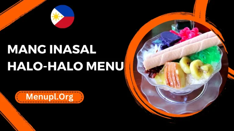 Mang Inasal Halo-halo Menu Philippines Prices 2024