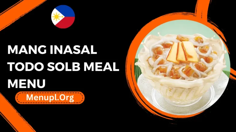 Mang Inasal Todo Solb Meal Menu Philippines Prices 2024