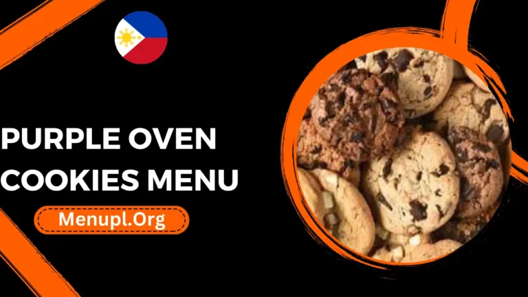 Purple Oven Cookies Menu Philippines Prices 2024