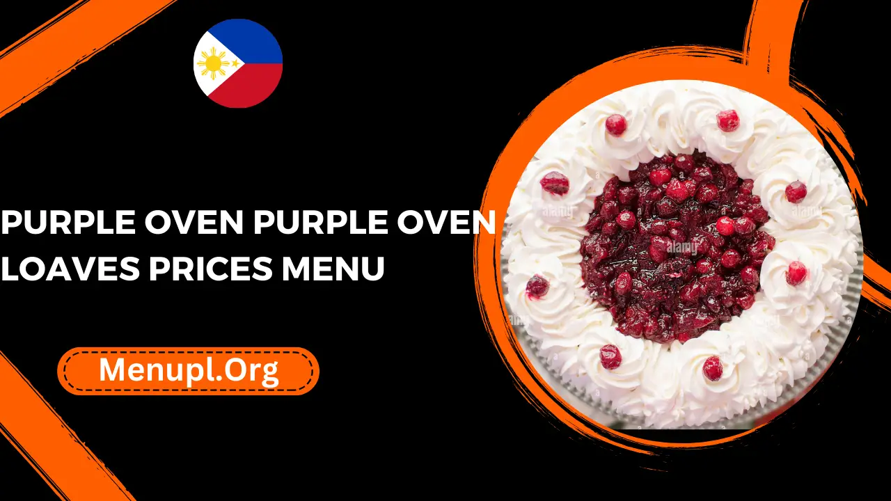 Purple Oven Loaves Menu Philippines