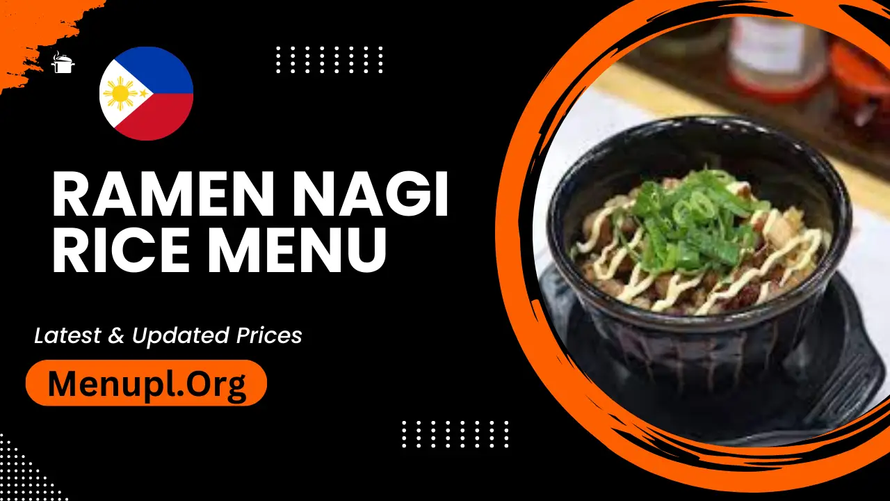 Ramen Nagi Rice Menu Philippines