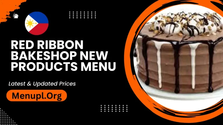 Red Ribbon Bakeshop New Products Menu Philippines Updated Prices 2024