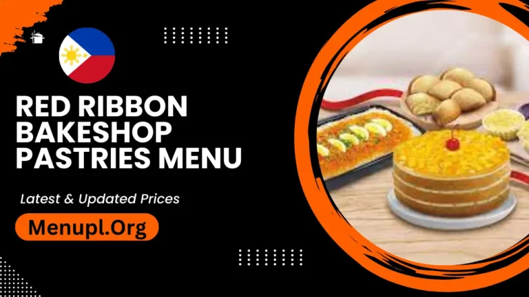 Red Ribbon Bakeshop Pastries Menu Philippines Updated Prices 2024