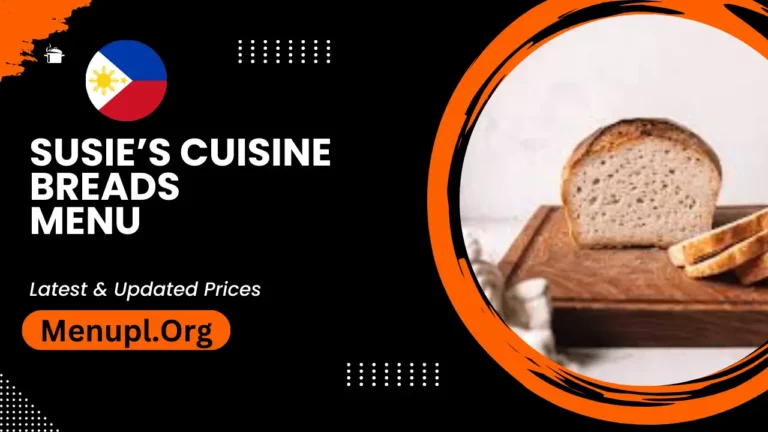 Susie’s Cuisine Breads Menu Philippines Updated Prices 2024