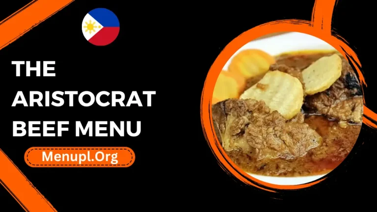 The Aristocrat Beef Menu Philippines Prices 2024