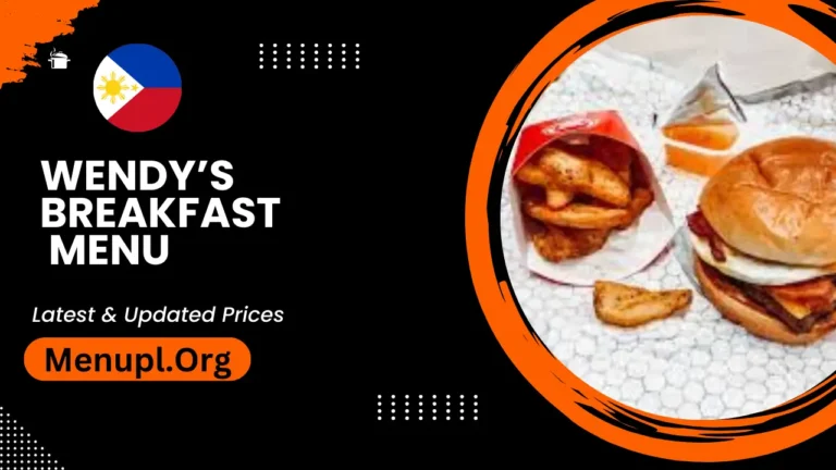 Wendy’s Breakfast Menu Philippines Updated Prices 2024