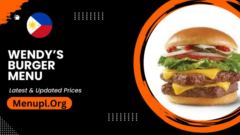 Wendy’s Burger Menu Philippines Updated Prices 2024