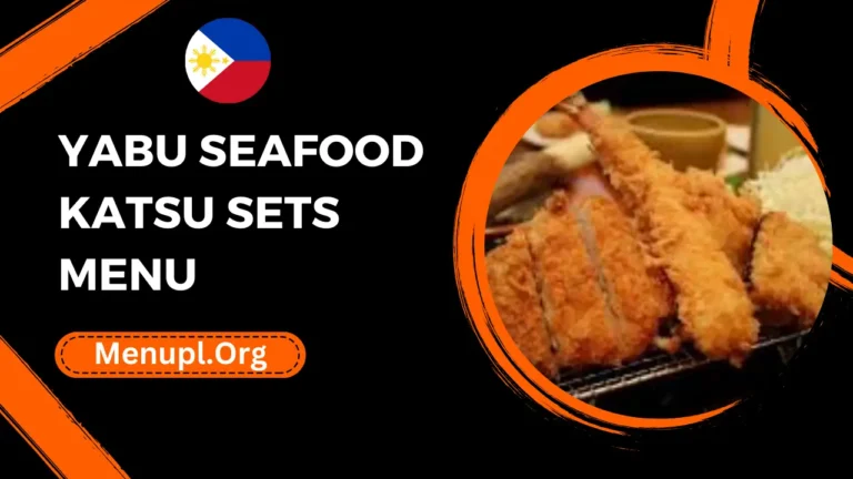 Yabu Seafood Katsu Sets Menu Philippines Prices 2024