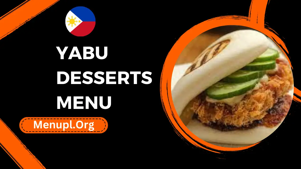 Yabu Desserts Menu Philippines