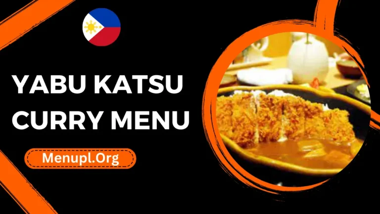 Yabu Katsu Curry Menu Philippines Prices 2024