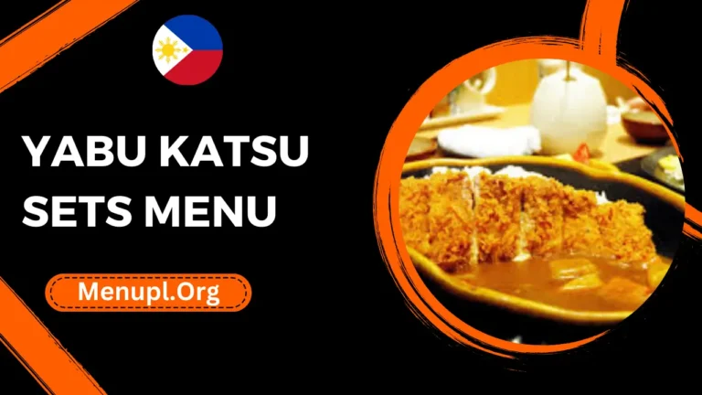 Yabu Katsu Sets Menu Philippines Prices 2024