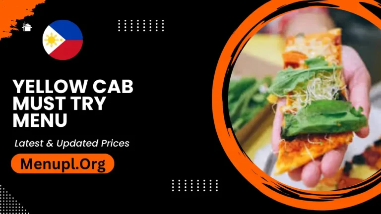 Yellow Cab Must Try Menu Philippines Updated Prices 2024