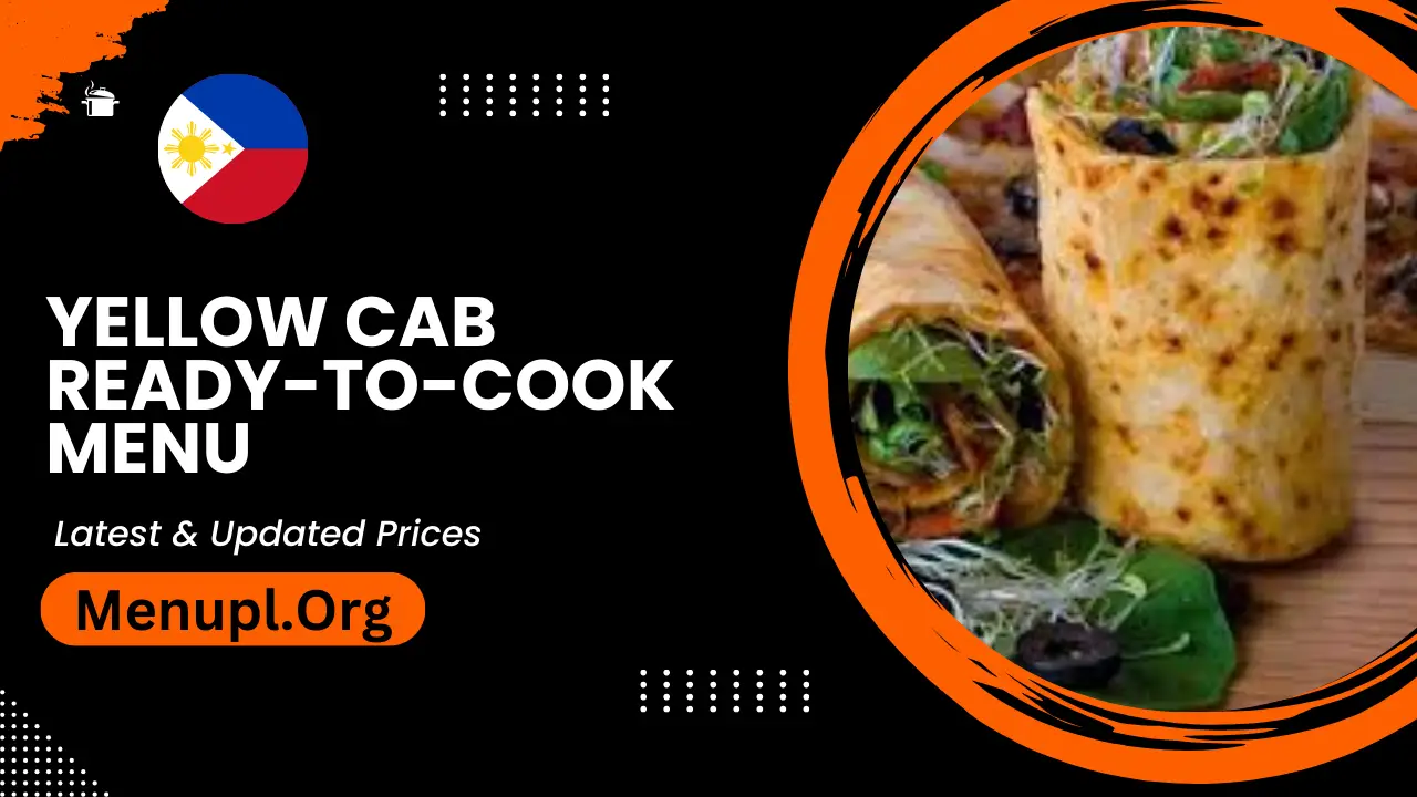 Yellow Cab Ready-To-Cook Menu Philippines