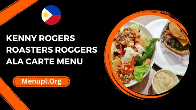 kenny rogers roasters Roggers Ala Carte Menu Philippines Prices 2024