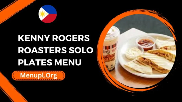 kenny rogers roasters Solo Plates Menu Philippines Prices 2024