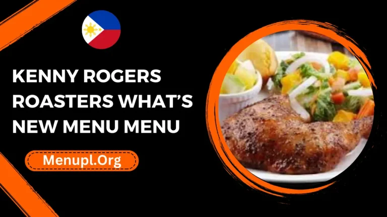 kenny rogers roasters What’s New Menu Menu Philippines Prices 2024